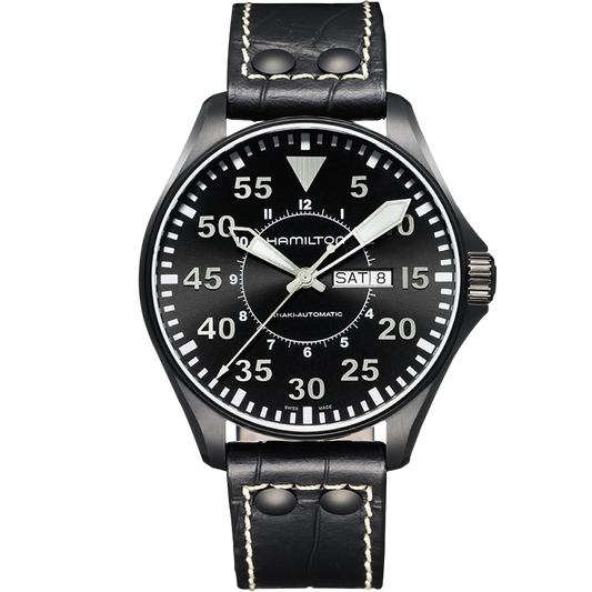 Khaki Automatic Pilot (Black) | Hamilton | Luby 