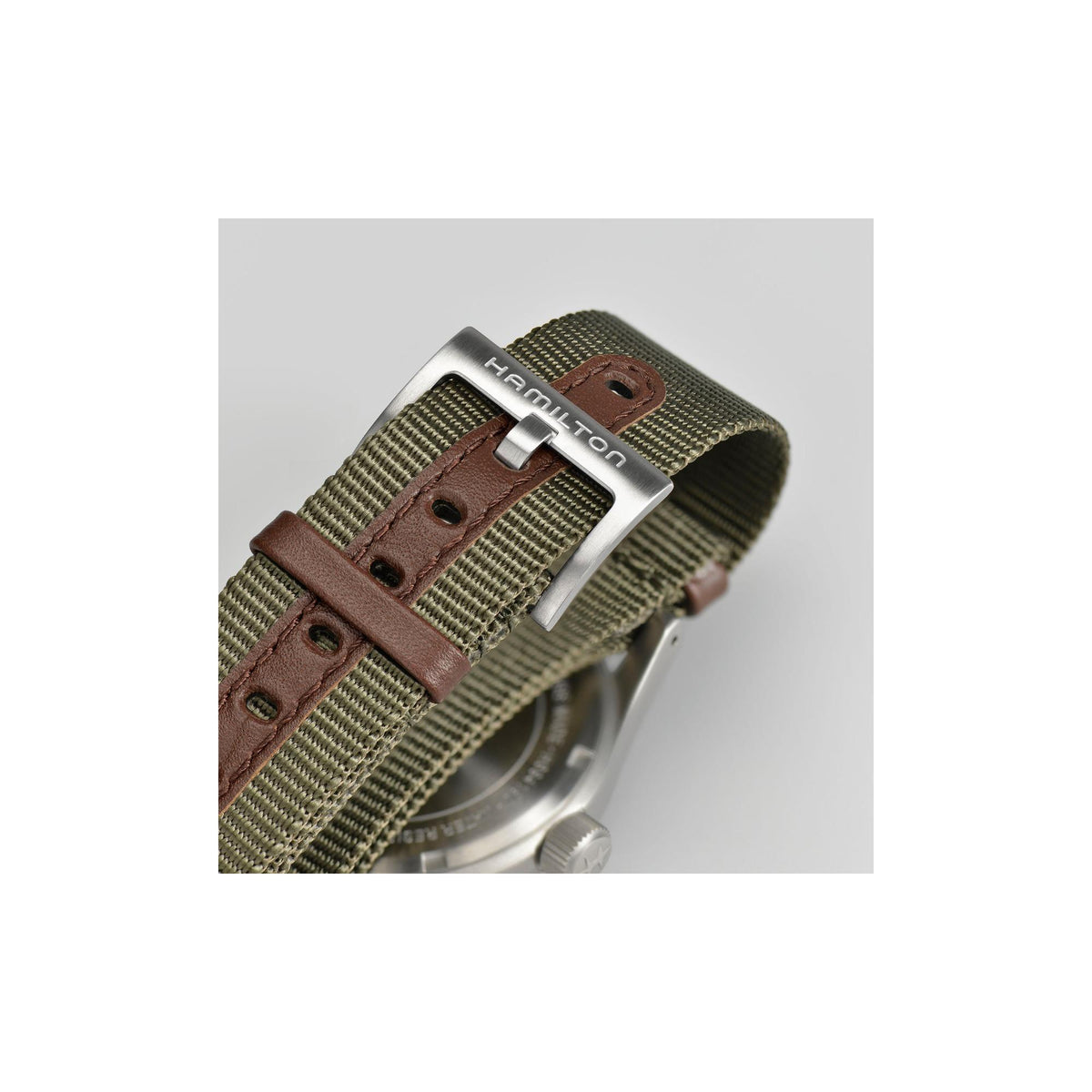 Khaki Field Mechanical (Silver/Green) | Hamilton | Luby 