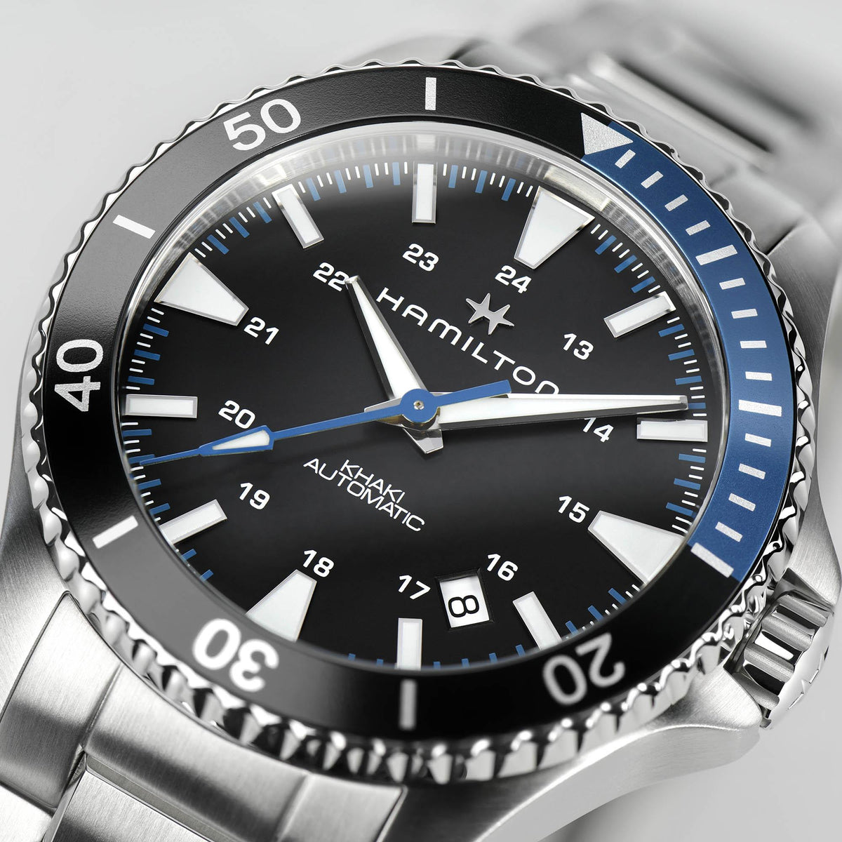 Khaki Navy Scuba Automatic (Silver/Blue) | Hamilton | Luby 