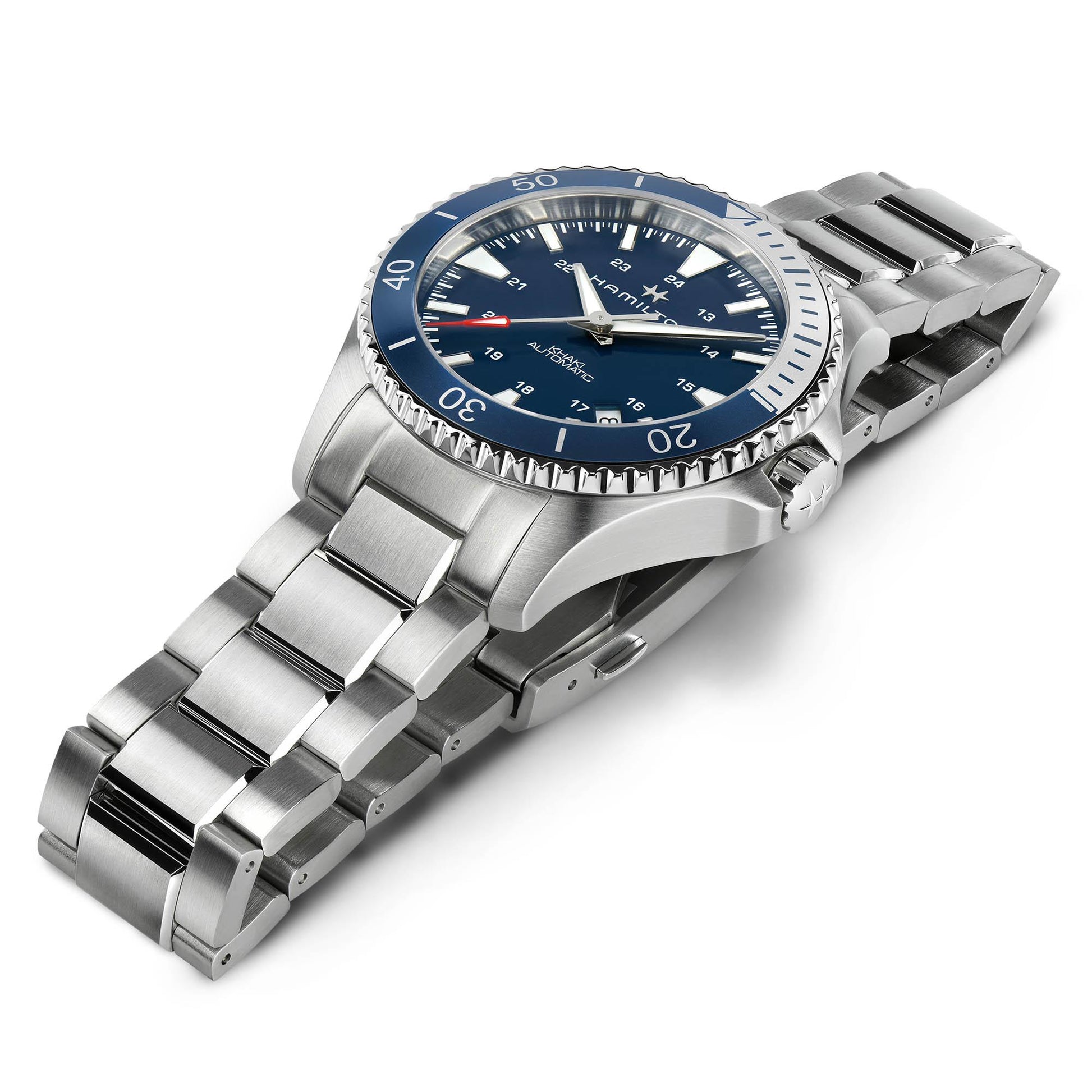 Khaki Navy Scuba Automatic (Silver/Blue) | Hamilton | Luby 