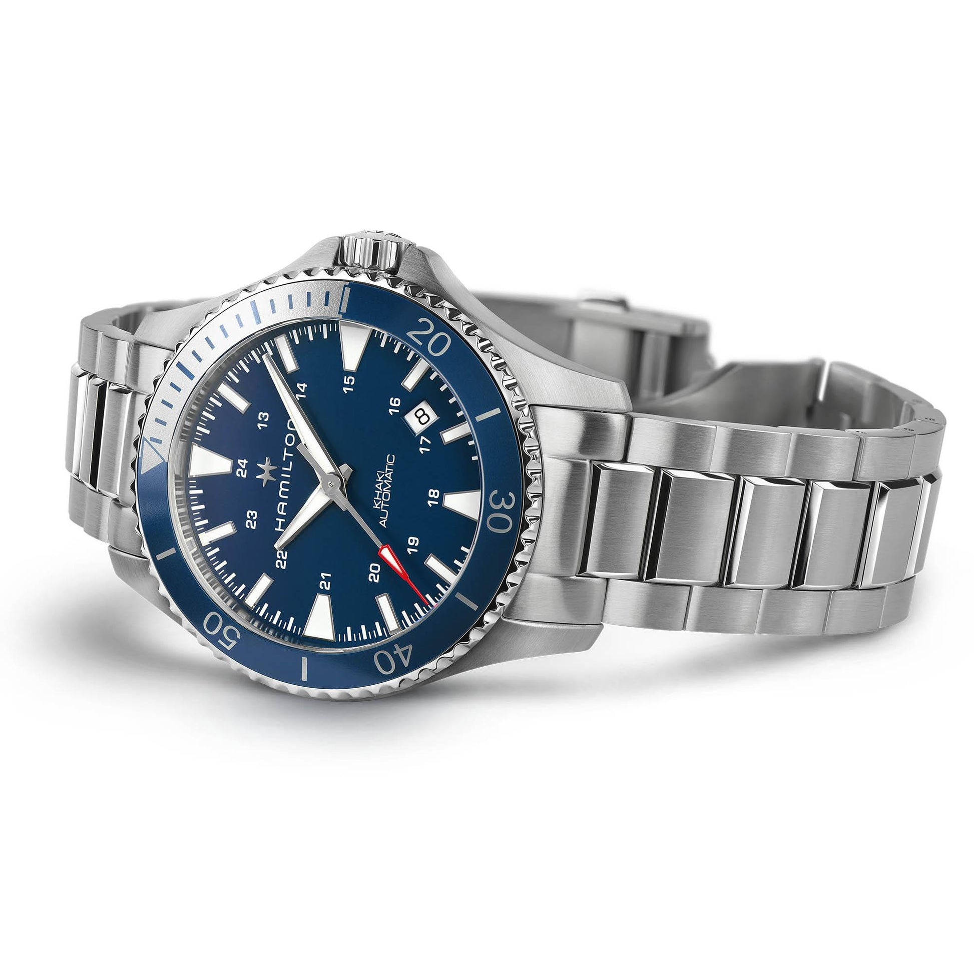 Khaki Navy Scuba Automatic (Silver/Blue) | Hamilton | Luby 