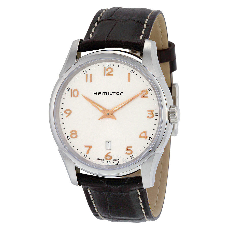 Jazzmaster Thinline Quartz (Silver/Brown) | Hamilton | Luby 