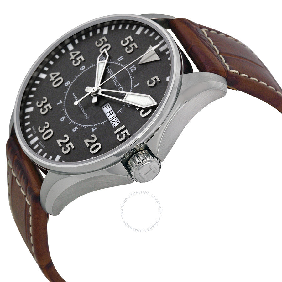 Khaki Automatic Pilot (Grey/Brown) | Hamilton | Luby 