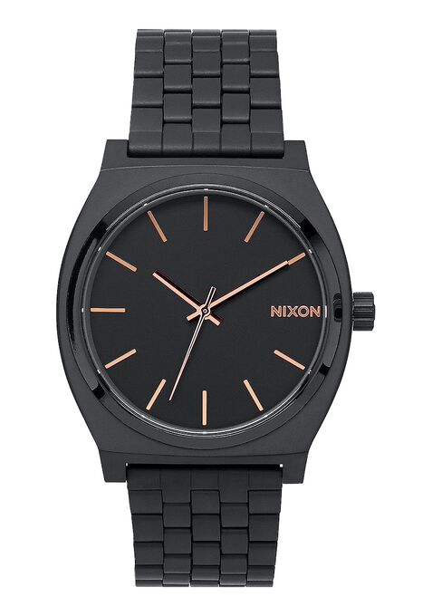 Time Teller Watch (All Black/Rose-Gold) | Nixon | Luby 
