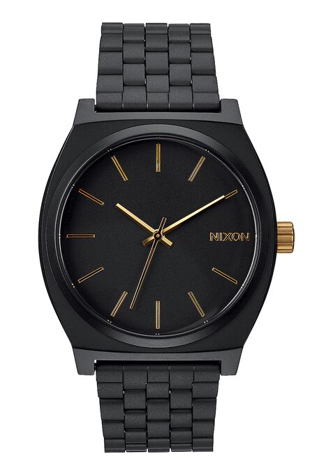 Time Teller Watch (Matte Black/Gold) | Nixon | Luby 