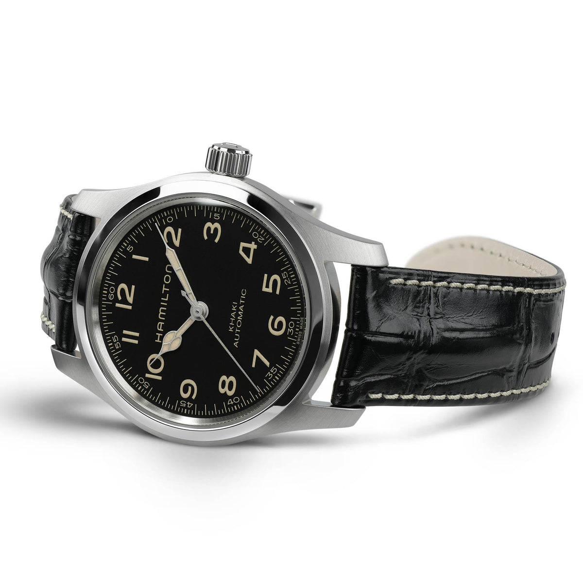 Khaki Field Murph Automatic (Black/Silver) | Hamilton | Luby 