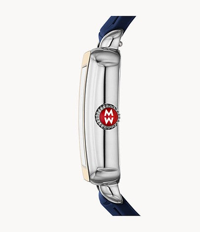 Deco Sport Two-Tone Navy Silicone Watch | Michele | Luby 