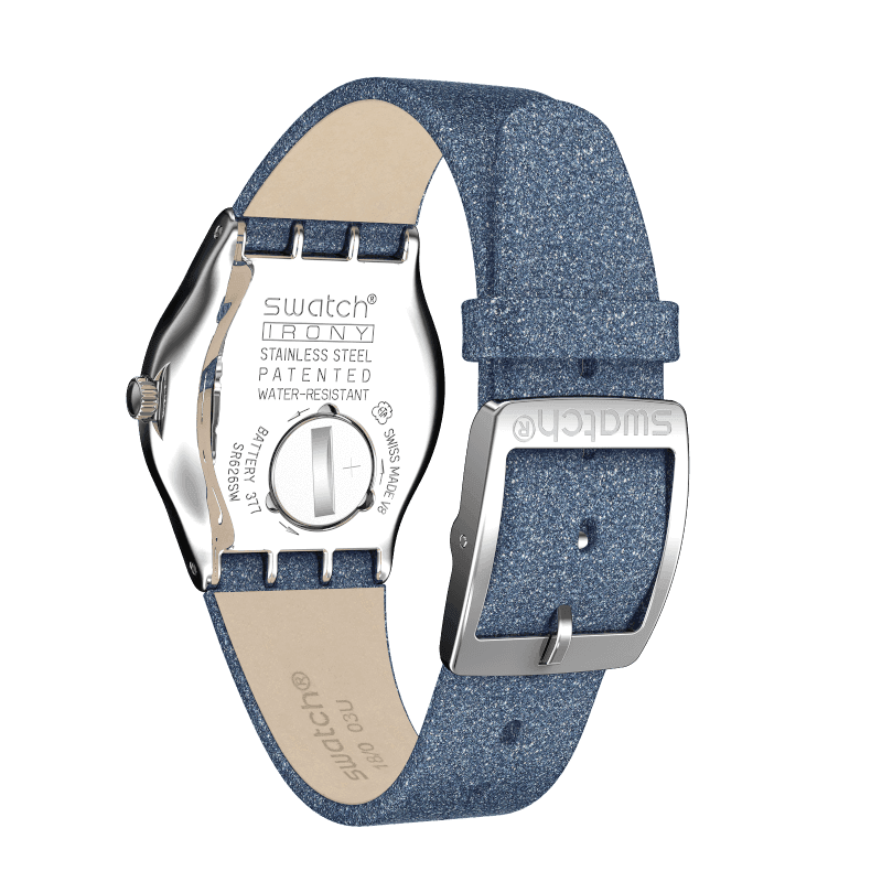 Blue Sparkle | Swatch | Luby 