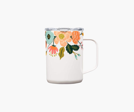 LIVELY FLORAL CREAM MUG | Corkcicle | Luby 
