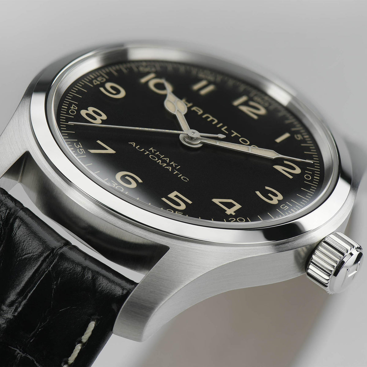 Khaki Field Murph Automatic (Black/Silver) | Hamilton | Luby 