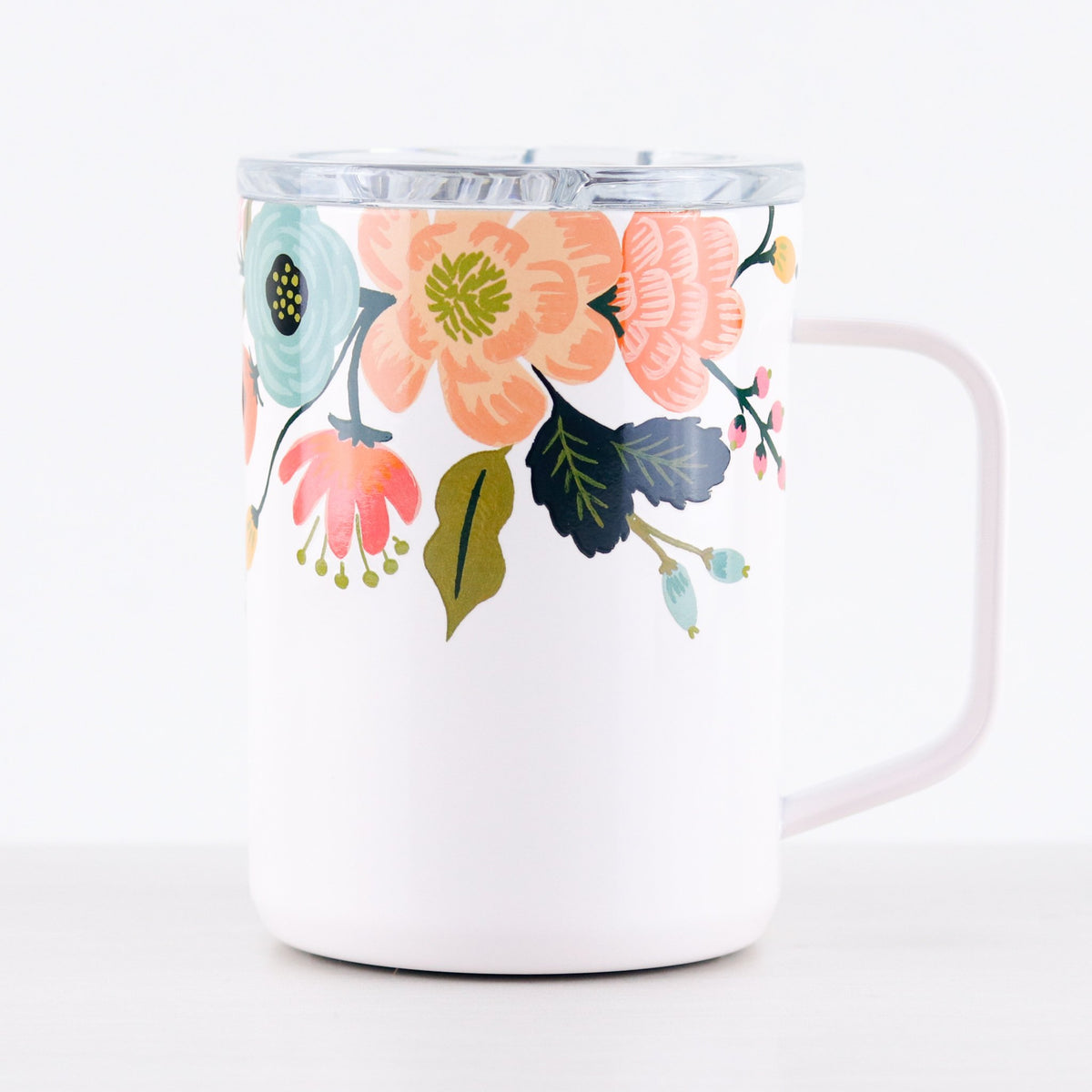 LIVELY FLORAL CREAM MUG | Corkcicle | Luby 