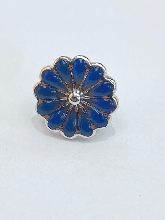 Blue Daisy Flower Charm (Silver/Violet) | Endless Jewelry | Luby 