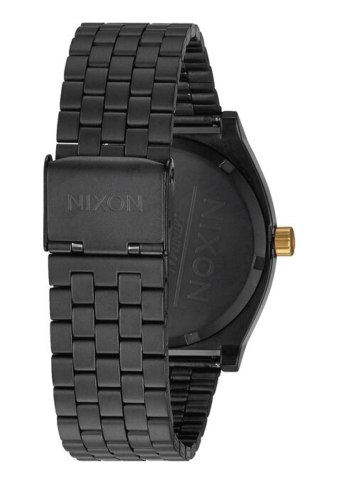 Time Teller Watch (Matte Black/Gold) | Nixon | Luby 