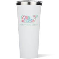 Vineyard Vines Tie Dye Whales Tumbler (24oz) | Corkcicle | Luby 