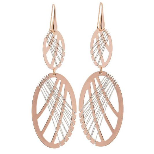 Evanescence Big Ovals Bronze/Brass Earrings | Stroili Oro | Luby 