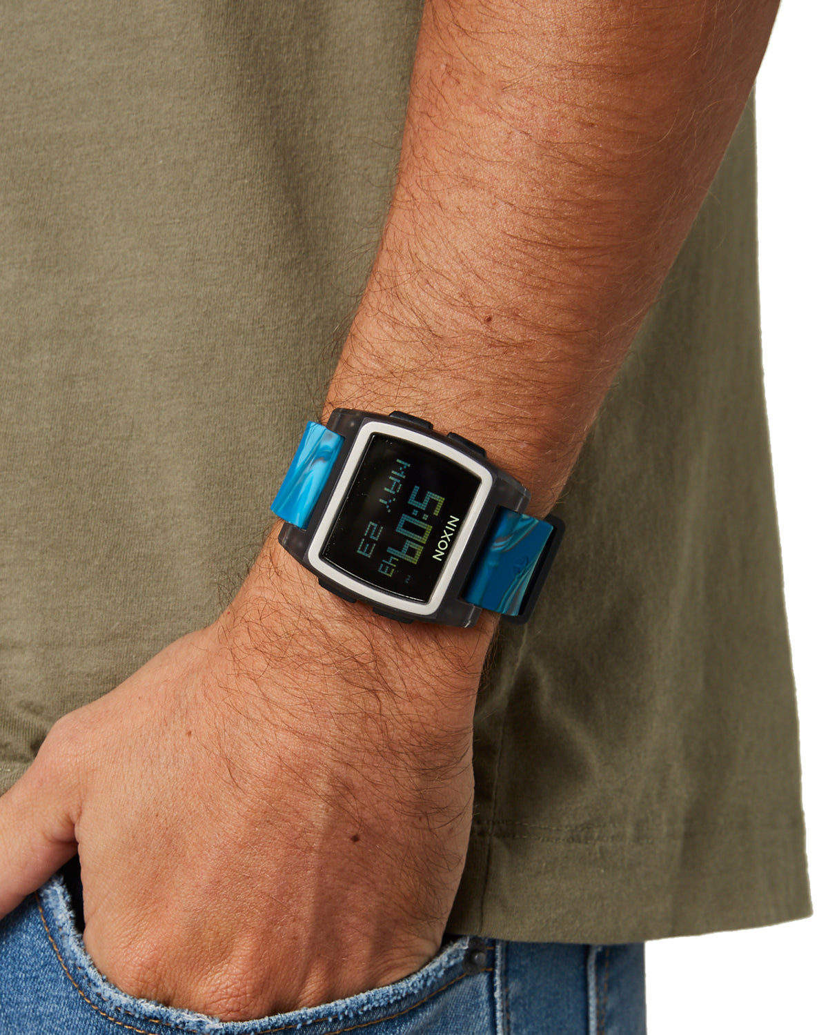 BASE TIDE BLUE JELLYFISH | Nixon | Luby 