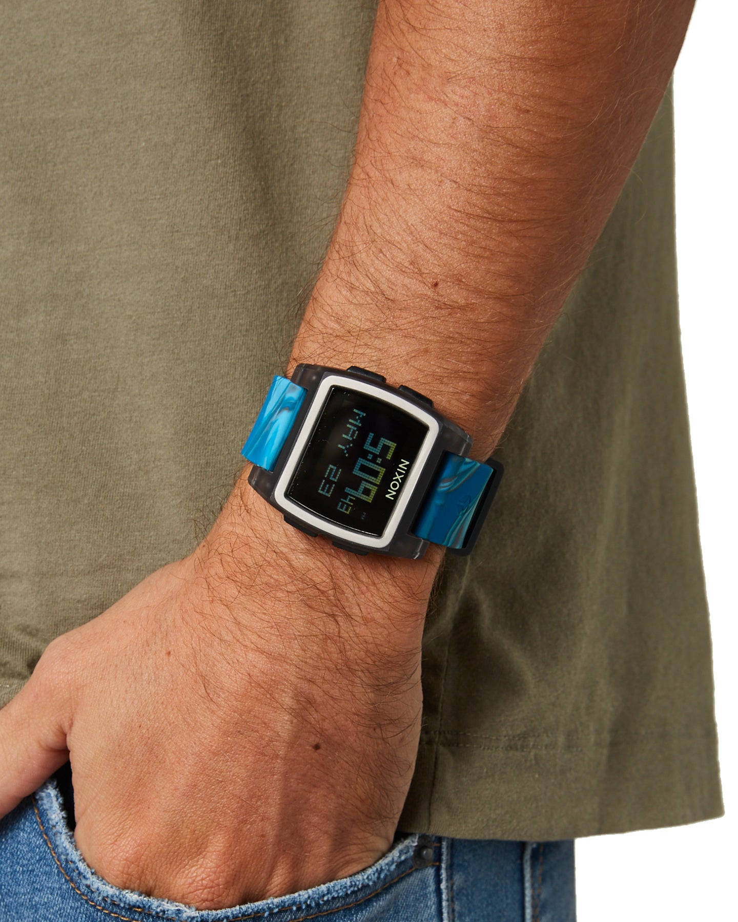 BASE TIDE BLUE JELLYFISH | Nixon | Luby 