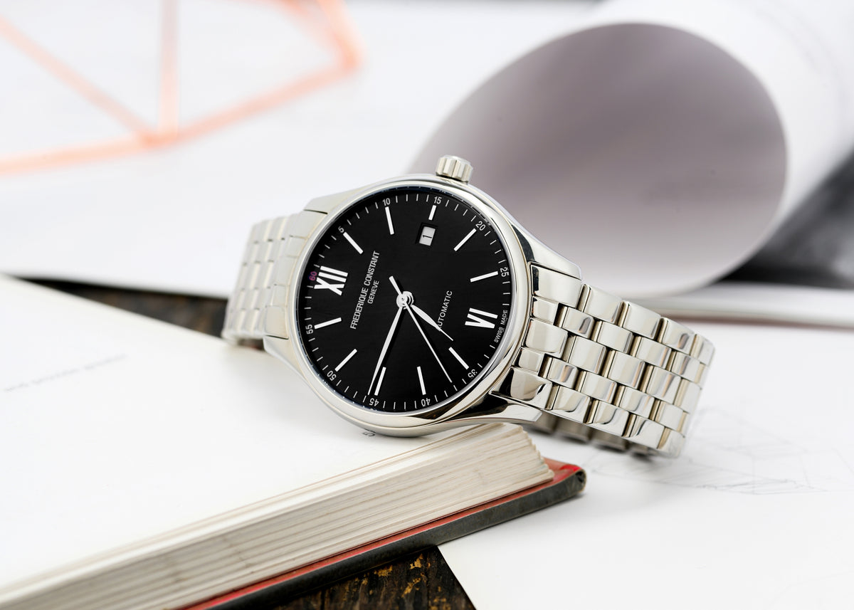 Classics Index Automatic (Silver-Black) | Frederique Constant | Luby 