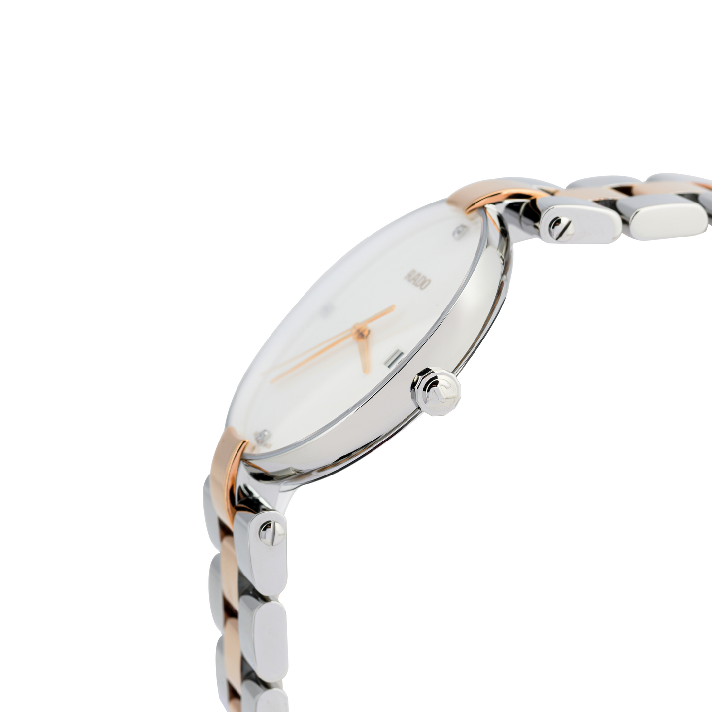 Coupole (Silver-Rose Gold;Diamonds) | Rado | Luby 