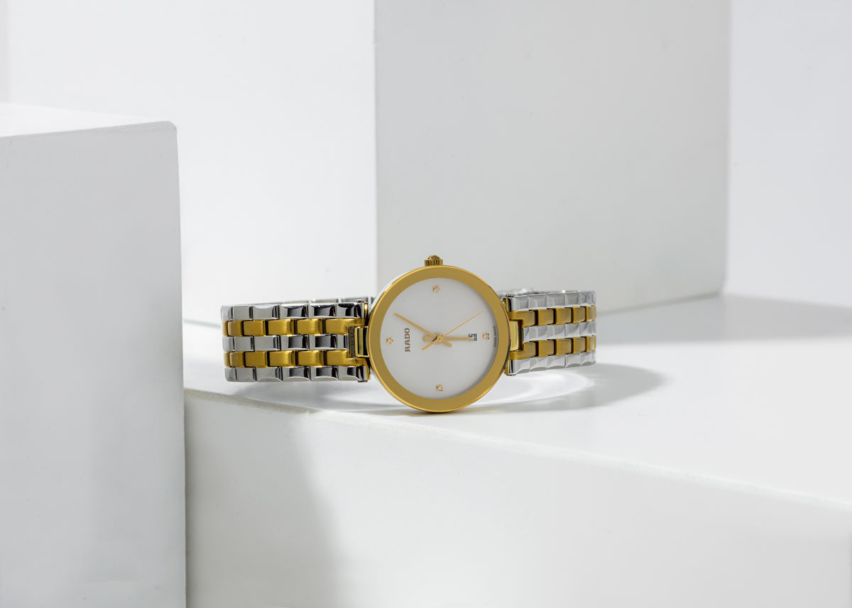Florence Ladies (Silver-Gold;Diamonds) | Rado | Luby 