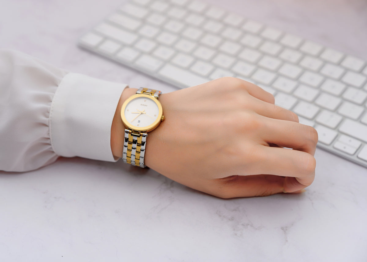 Florence Ladies (Silver-Gold;Diamonds) | Rado | Luby 