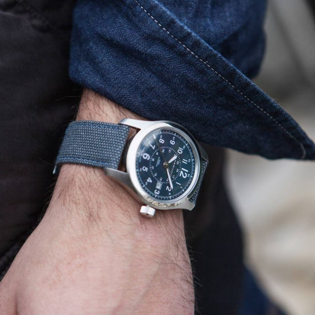Khaki Automatic Field (Blue) | Hamilton | Luby 
