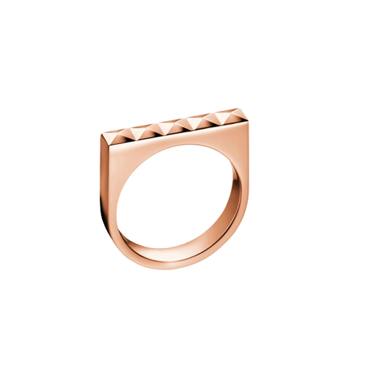 EDGE RING ROSE GOLD 08 | Calvin Klein | Luby 