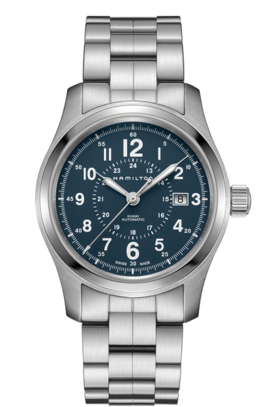 Khaki Automatic Field (Silver-Blue) | Hamilton | Luby 