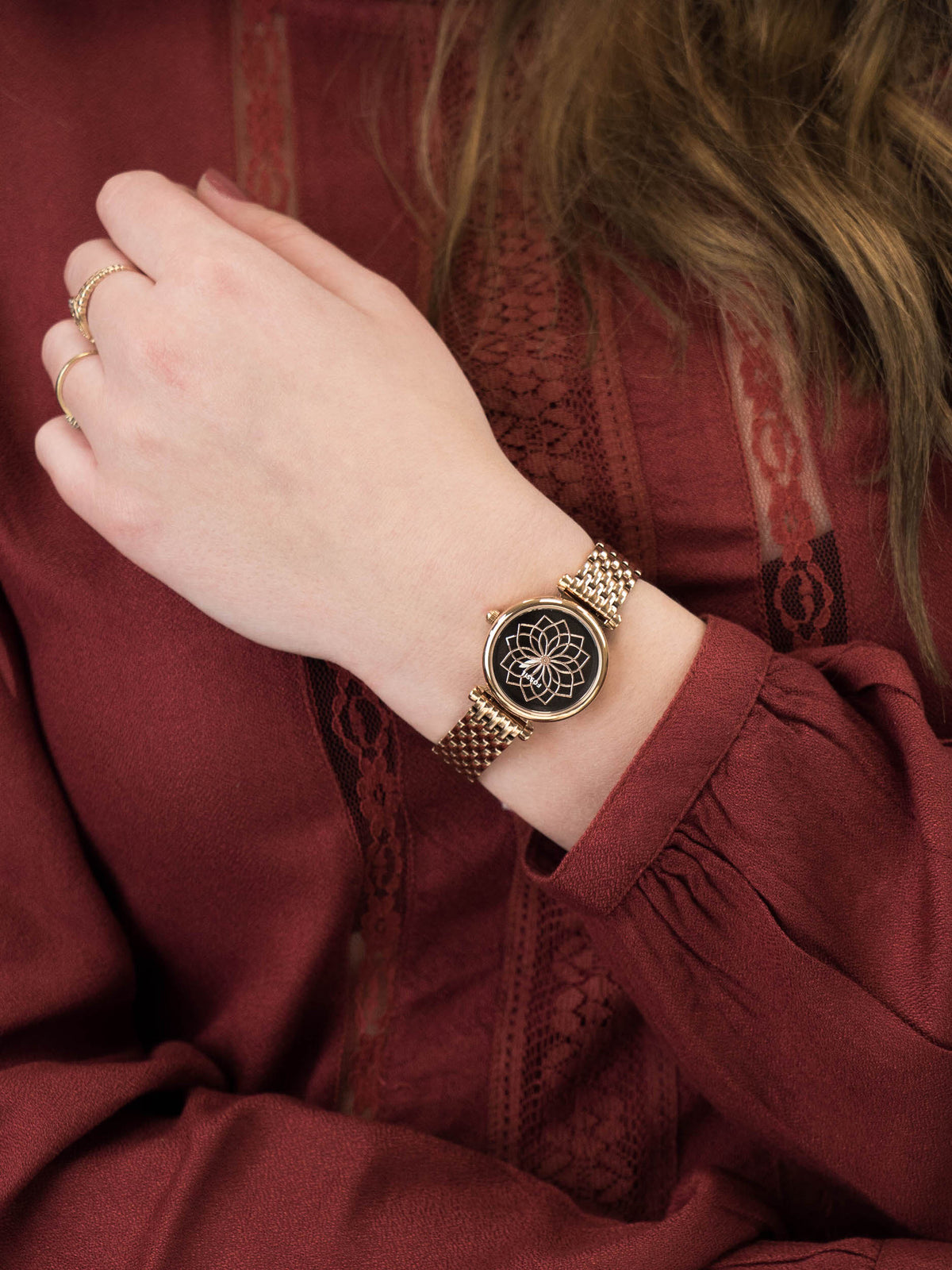 Carlie Mini Watch (Rose-Gold) | Fossil | Luby 