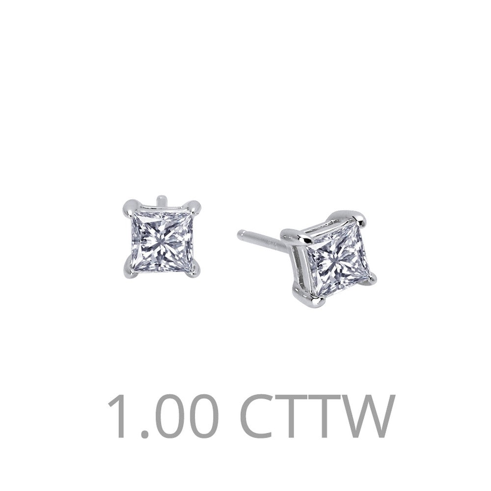 Princess Cut Stud Earrings | LAFONN | Luby 