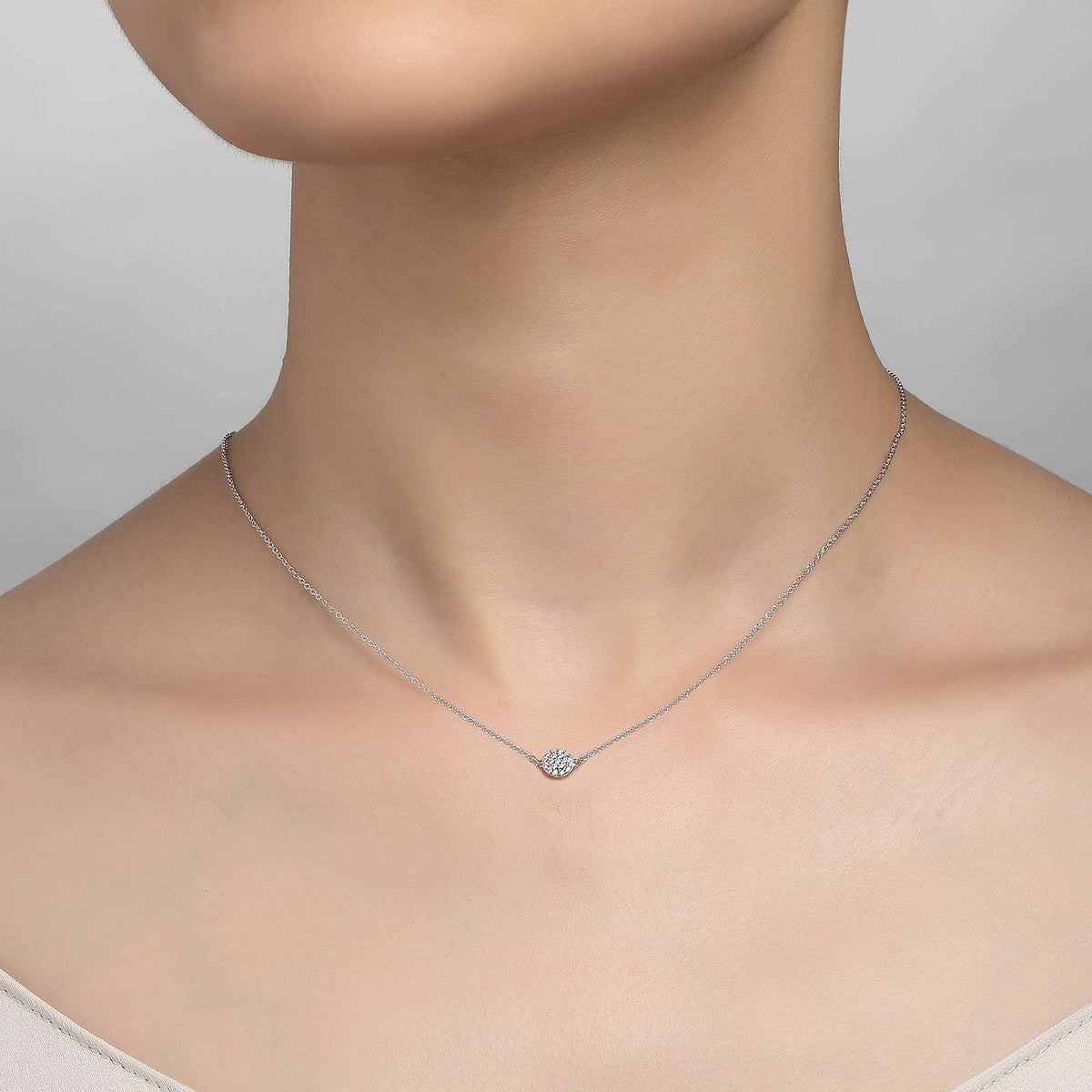 Pave Cluster Necklace | Lafonn | Luby 
