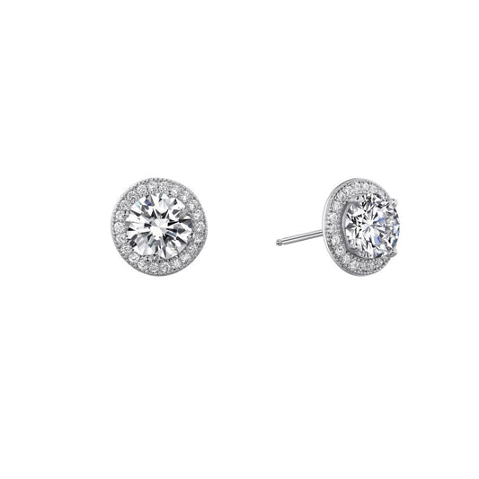 Circular Halo Stud Earrings | Lafonn | Luby 
