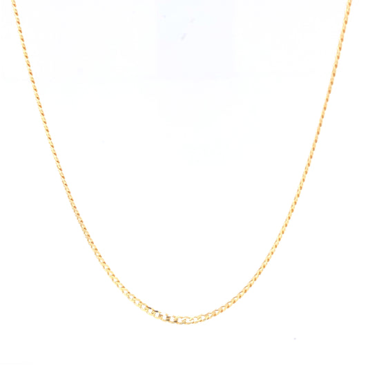 14K Cuban Link Gold Chain (1.4mm) | Luby Gold Collection | Luby 