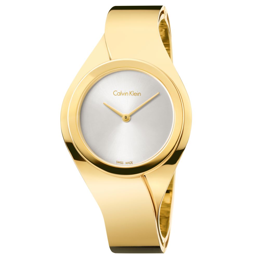 SENSES SMALL BANGLE GOLD | Calvin Klein | Luby 