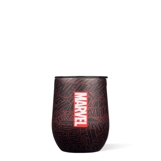 Marvel Logo Stemless 12oz | Corkcicle | Luby 