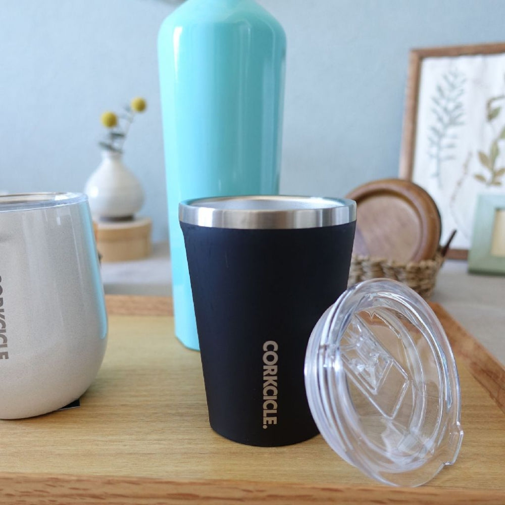 MATTE BLACK TUMBLER (12oz) | CORKCICLE | Luby 