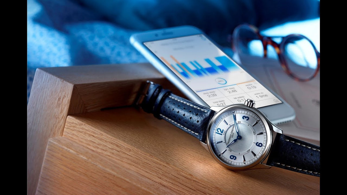 Horological Smartwatch Gents Notify (Blue-White) | Frederique Constant | Luby 