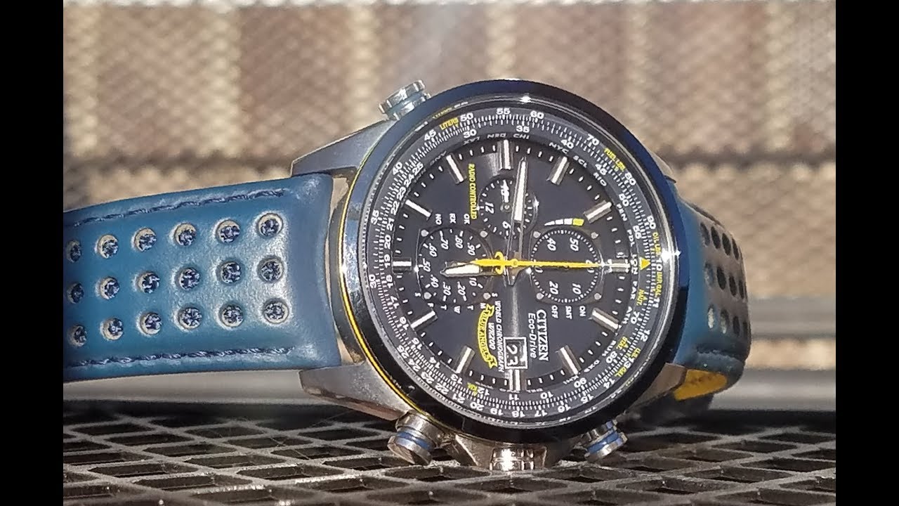 Blue Angels World Chronograph A-T (Blue) | Citizen | Luby 