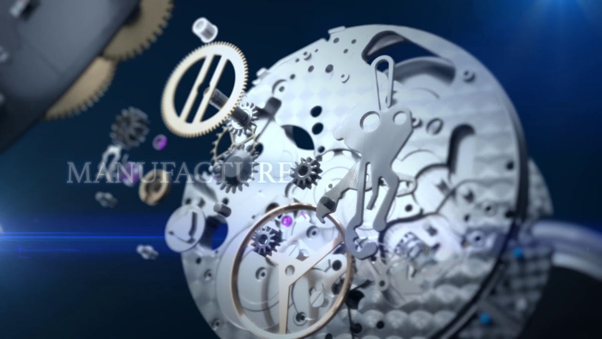 Hybrid Manufacture (Silver-Blue) | Frederique Constant | Luby 