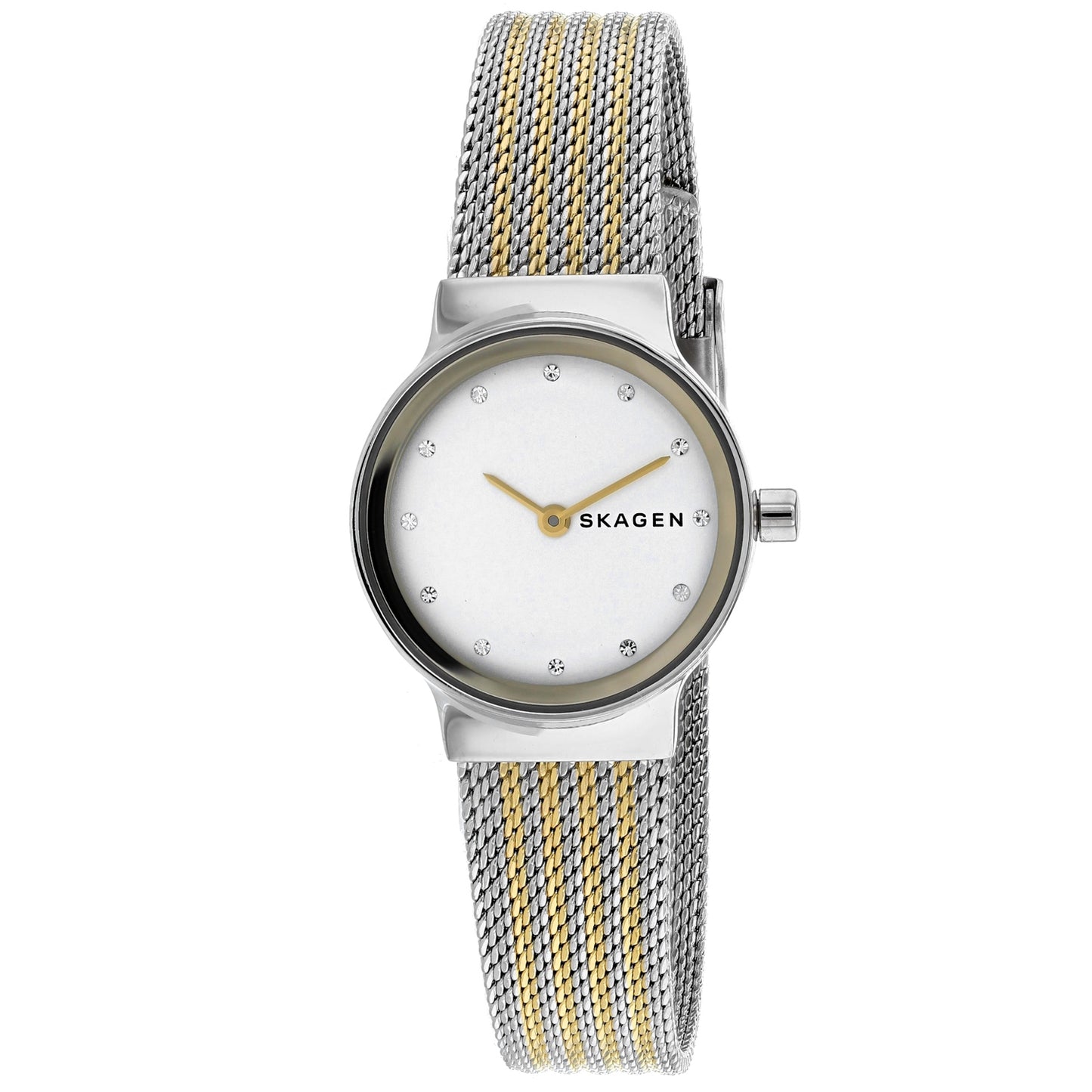 Freja Two-Tone Steel-Mesh (Silver/Gold) | Skagen | Luby 