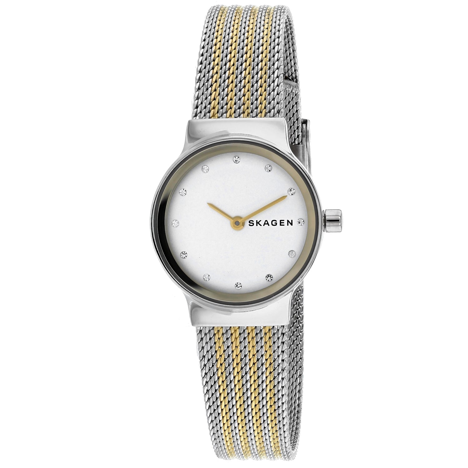Freja Two-Tone Steel-Mesh (Silver/Gold) | Skagen | Luby 
