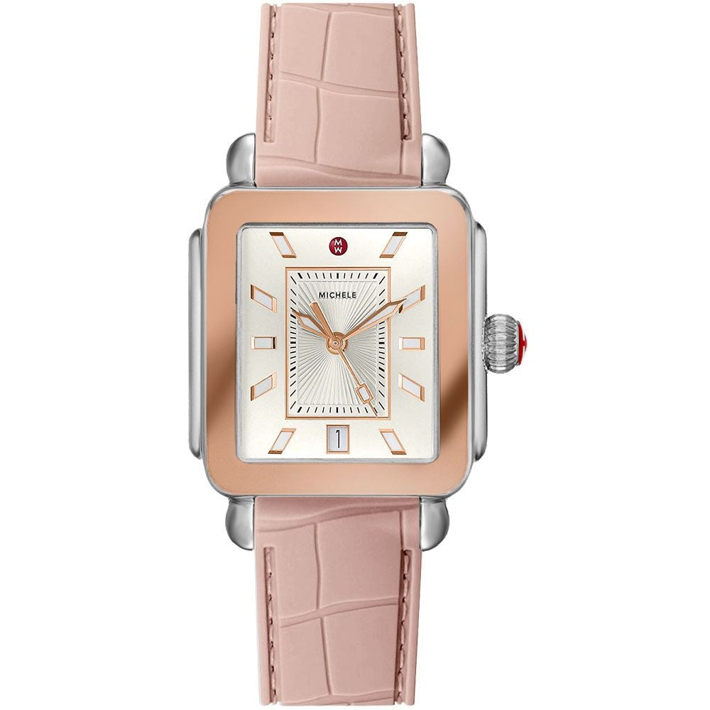 Deco Sport Two-Tone Pink Gold Watch | Michele | Luby 