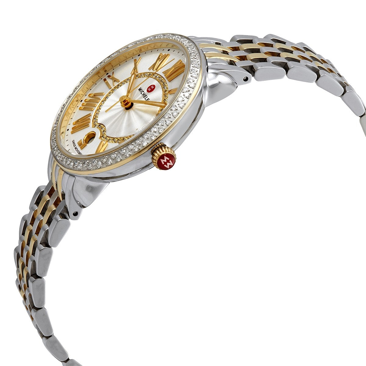 Serein Mid Two-Tone Diamond Watch | Michele | Luby 