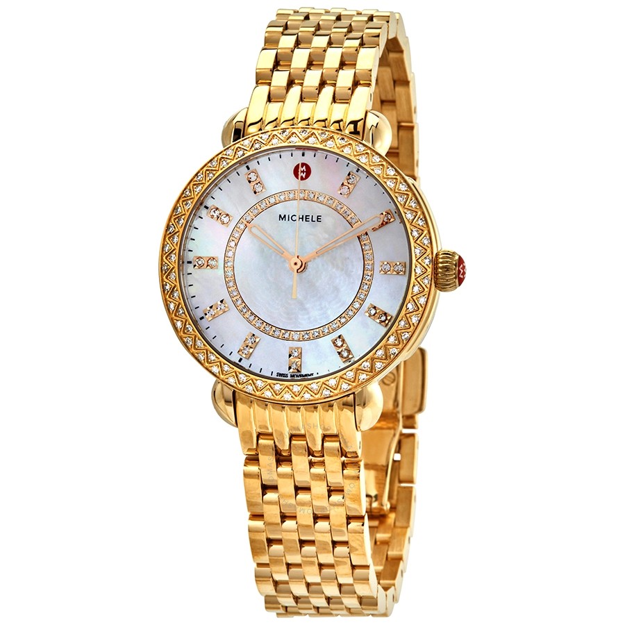 Sidney Classic 18k Gold Diamond Watch | Michele | Luby 