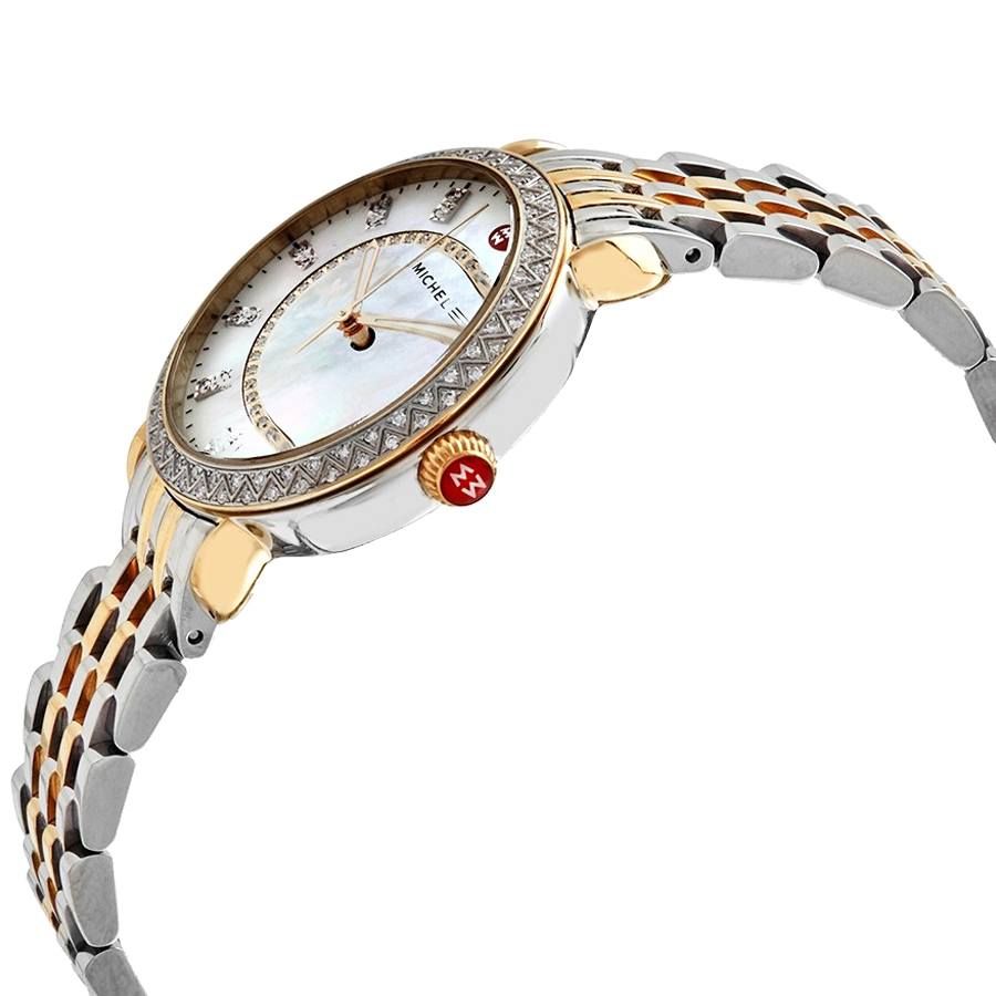 Sidney Classic Two-Tone Diamond Watch | Michele | Luby 