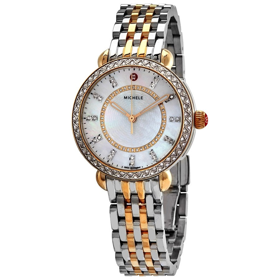 Sidney Classic Two-Tone Diamond Watch | Michele | Luby 