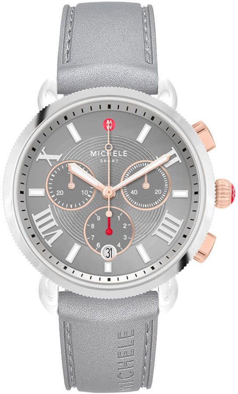 SPORTY SPORT SAIL SLATE SILICONE WATCH | Michele | Luby 