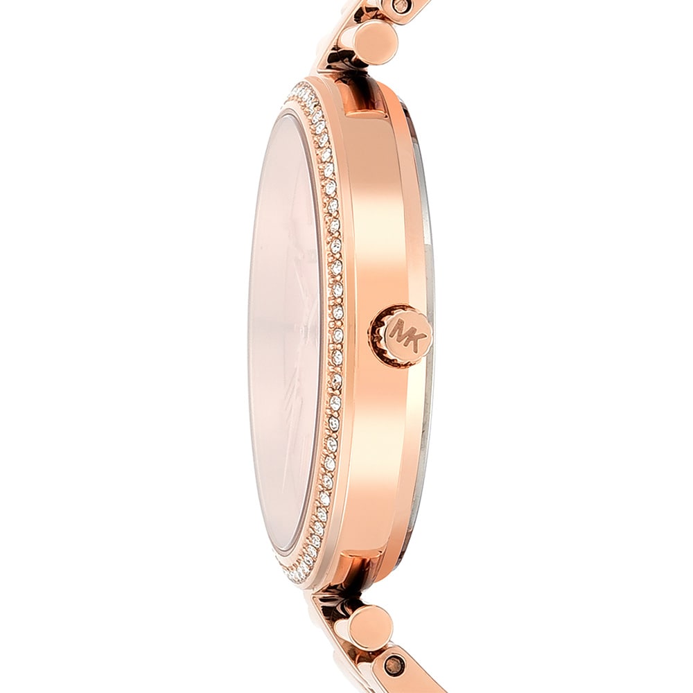 Macizarnos Crystal Rose Dial Ladies Watch (Rose-Gold) | Michael Kors | Luby 