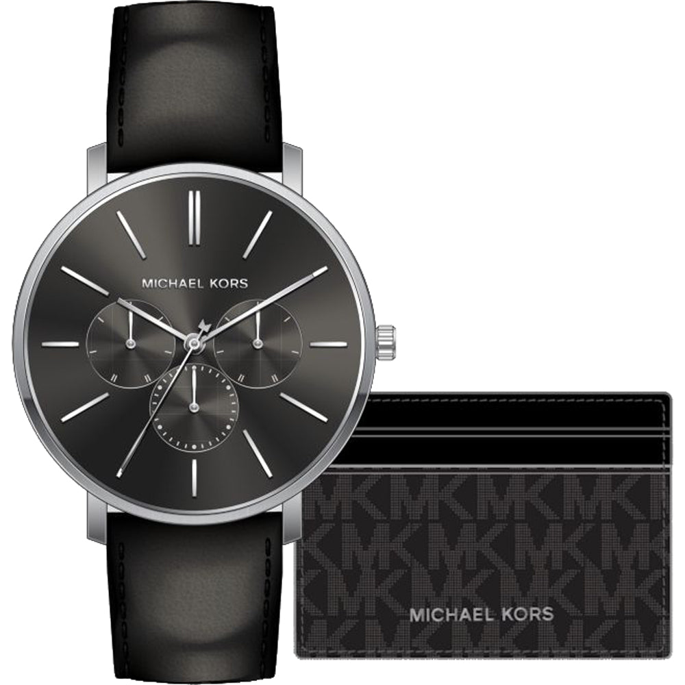 Men's Blake Watch and Wallet Set (Black) | Michael Kors | Luby 