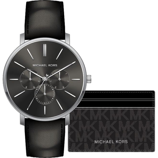 Men's Blake Watch and Wallet Set (Black) | Michael Kors | Luby 